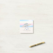 KiniArt Bichon Frise Strand Post-it® Notes (Op bureau)