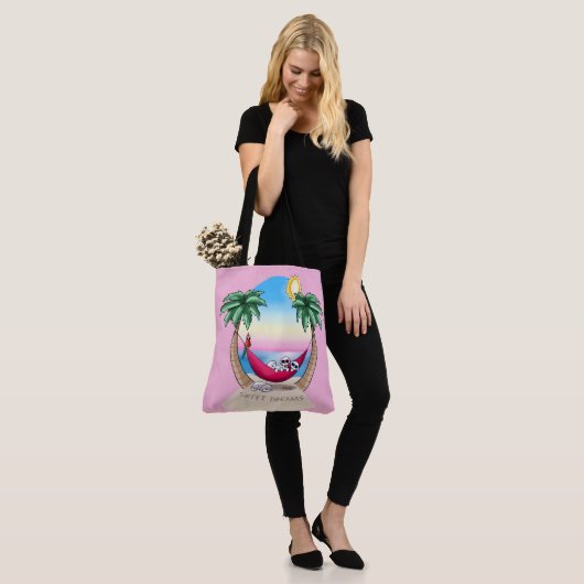 KiniArt Bichon Frise Tropical Fun Tote Bag (Op model)
