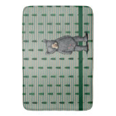 KiniArt Black Beer en Trees Badmat (Voorkant Verticaal)