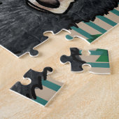 KiniArt Black Beren Legpuzzel (Zijkant)