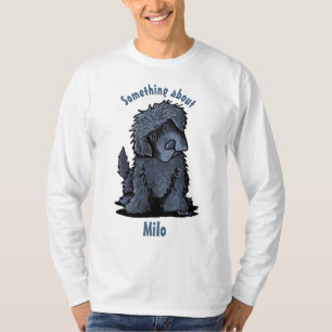 KiniArt Black Newfoundland Dog T-Shirt