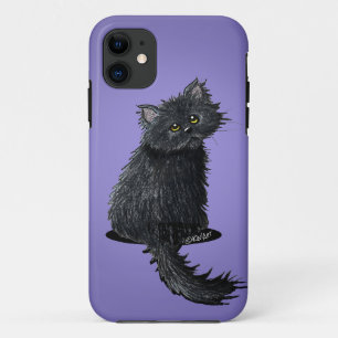 KiniArt Black Persian Cat Case-Mate iPhone Case