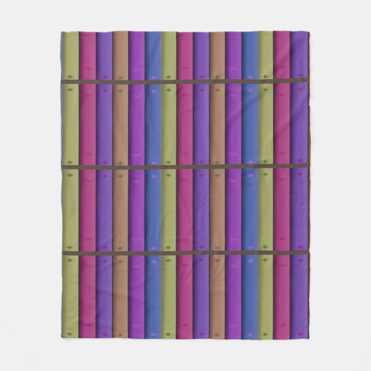 KiniArt BOEK LIEFHEBBER Fleece Deken (Voorkant)