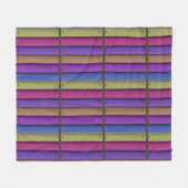 KiniArt BOEK LIEFHEBBER Fleece Deken (Voorkant (Horizontaal))