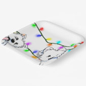 KiniArt Borden voor kerstcadeaupapier Papieren Bordje (Gebogen)