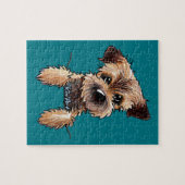 KiniArt Border Terrier Legpuzzel (Horizontaal)