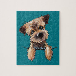 KiniArt Border Terrier Legpuzzel