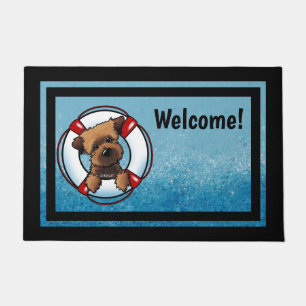 KiniArt Border Terrier Reddingsmat Deurmat