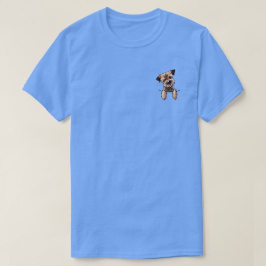 KiniArt Border Terrier T-shirt (Design voorkant)