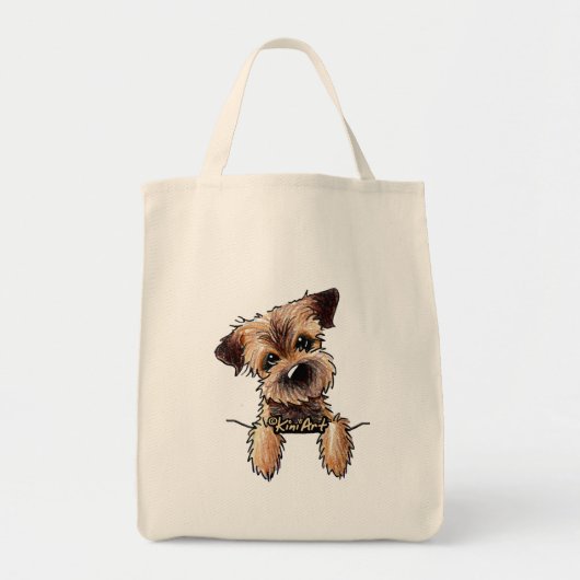 KiniArt Border Terrier Tote Bag (Voorkant)