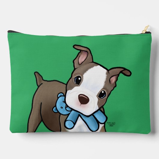 KiniArt Boston Terrier Etui (Achterkant)