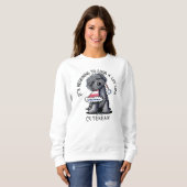 KiniArt Bouvier des Flandres Kerstshirt Trui (Voorkant volledig)