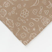 KiniArt Briard Art Fleece Blanket (Hoek)