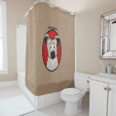 KiniArt Briard Douchegordijn (In situ)