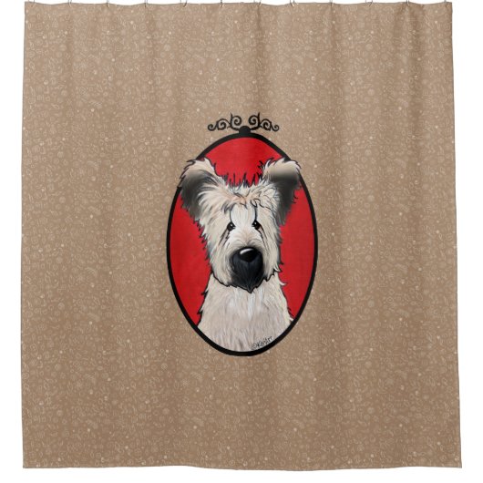 KiniArt Briard Douchegordijn (Voorkant)