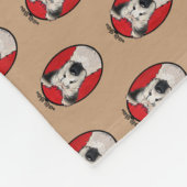 KiniArt Briard Fleece Deken (Hoek)