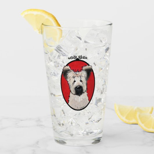 KiniArt Briard Glass Glas (Voorkant ijs)