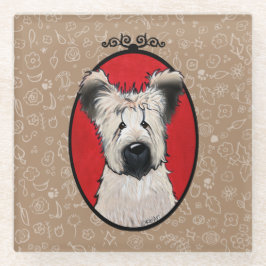 KiniArt Briard Glazen Onderzetter