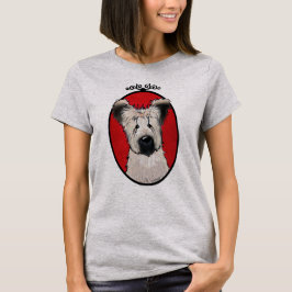 KiniArt Briard Painting T-shirt