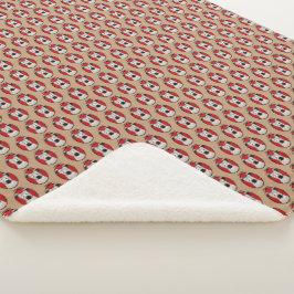 KiniArt Briard Sherpa Blanket Deken