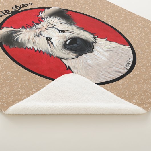 KiniArt Briard Sherpa Blanket Deken (3/4)