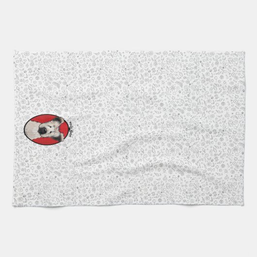 KiniArt Briard Theedoek (Horizontaal)