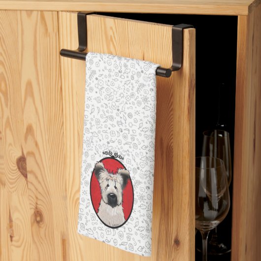KiniArt Briard Theedoek (Derde Gevouwen)