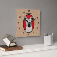 KiniArt Briard Wall Clock