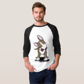 KiniArt Brindle Bull Terrier T-shirt (Voorkant volledig)
