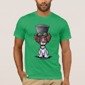 KiniArt Brittany Dog Steampunk Tophat T-shirt (Voorkant)
