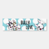 KiniArt Bull Terrier Bumpersticker (Voorkant)
