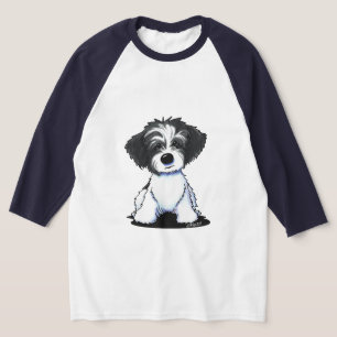 KiniArt BW Parti Havanese T-shirt