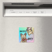 KiniArt Cairn Clean Dirty Dishwasher Magnet (Insitu (Vaatwasser))
