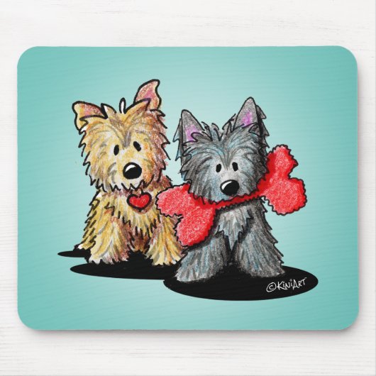 KiniArt Cairn Duo Mousepad Muismat (Voorkant)