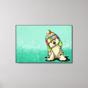 KiniArt Cairn Terrier Art Canvas Afdruk