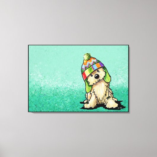 KiniArt Cairn Terrier Art Canvas Afdruk (Voorkant)