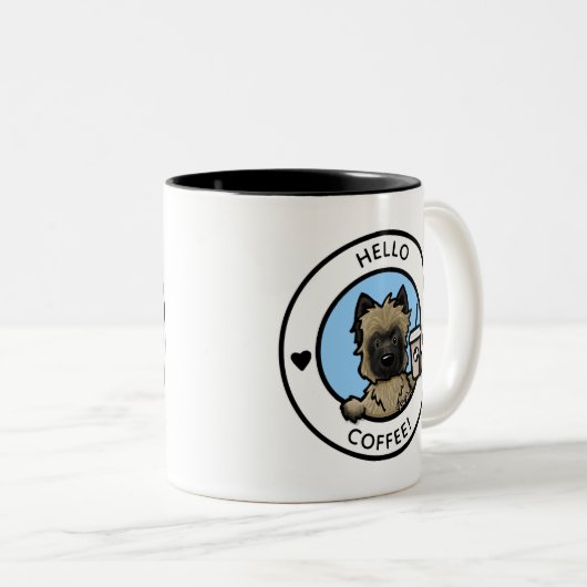 KiniArt Cairn Terrier Coffee Mok (Voorkant rechts)