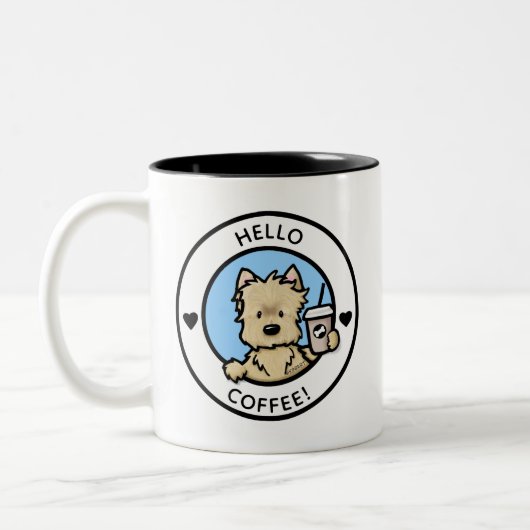 KiniArt Cairn Terrier Coffee Mok (Links)