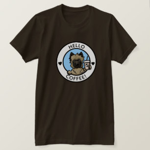 KiniArt Cairn Terrier Coffee T-Shirt