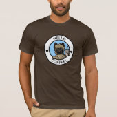 KiniArt Cairn Terrier Coffee T-Shirt (Voorkant)