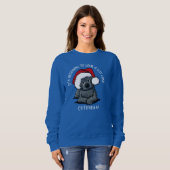 KiniArt Cairn Terrier Kerst T-shirt (Voorkant volledig)