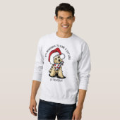 KiniArt Cairn Terrier Kerst T-shirt (Voorkant volledig)