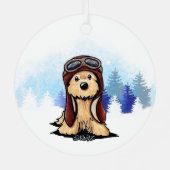 KiniArt Cairn Terrier Metalen Ornament (Achterkant)