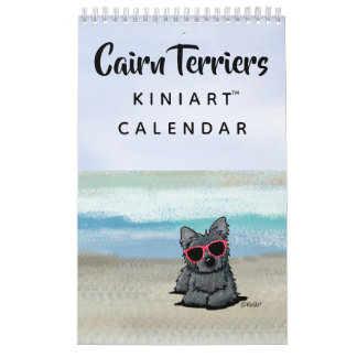 KiniArt Cairn Terrier Small Calendar Kalender