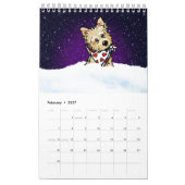 KiniArt Cairn Terrier Small Calendar Kalender (Feb 2027)