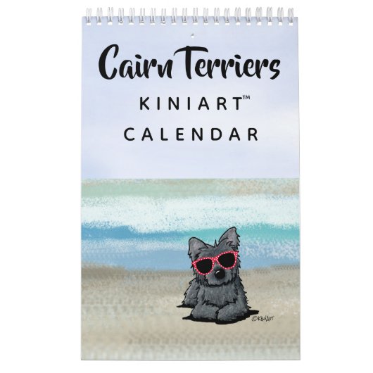 KiniArt Cairn Terrier Small Calendar Kalender (Hoes)