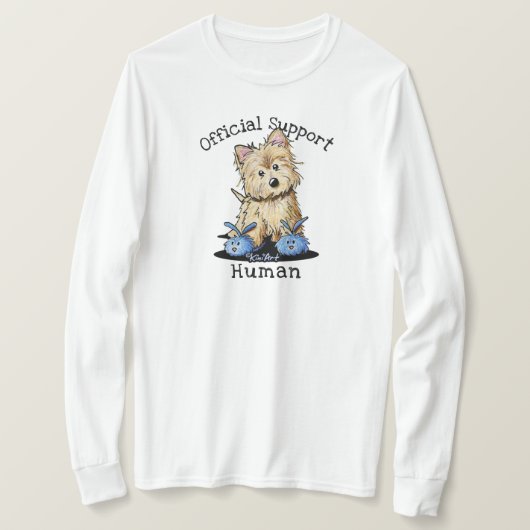 KiniArt Cairn Terrier T-shirt (Design voorkant)