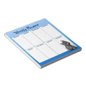 KiniArt Cairn Terrier Weekly Planner-laptop Notitieblok (Schuin)