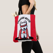 KiniArt Canadese Westie Superheld Tote Bag (Dichtbij)