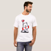 KiniArt Canadese Westie T-shirt (Voorkant volledig)